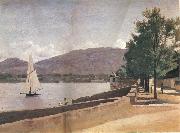 Corot Camille The quai give paquis in geneva oil painting picture wholesale